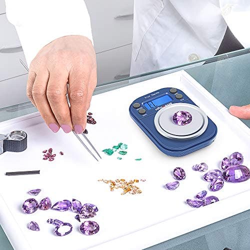 ACCUWEIGHT Blue 300g LCD Mini Precision Scale, Stainless Steel, 0.01g, Multifunctional, Portable, Auto Shut Off, Kitchen, Jewelry, Gold, Coins, Chemistry Lab — view 6
