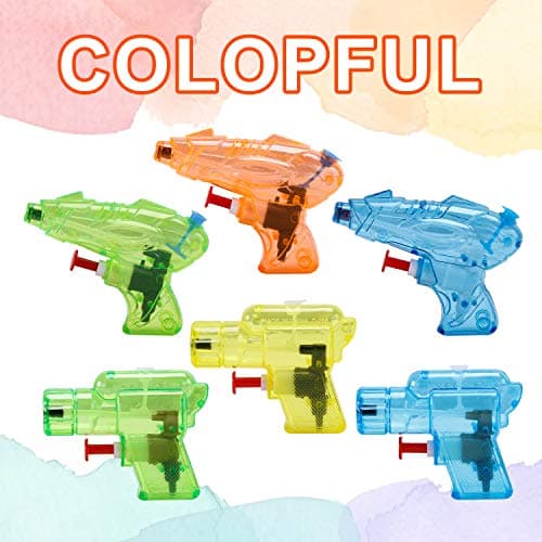 12 Packs Water Gun Pistol for Kids Squirt Toys Party Bag Filler Party Favours Outdoor Beach Swimming Pool Game Summer Party Supplies For Kids Boy Girl — view 3