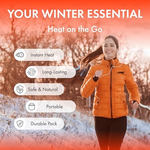 MAVIÉ Air-Activated Hand Warmers 10Pcs, Instant Heat Packs for Outdoor Activities, Up to 10 Hours of Warmth, Portable Single-Use for Camping, Skiing, Hiking, Jogging & Cold Weather Travel — view 2