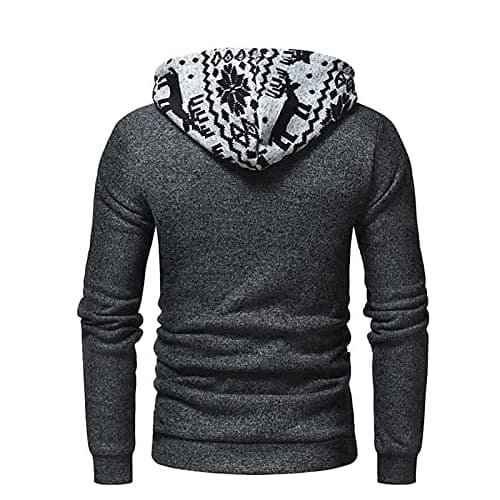 CEWIFO Men Sweatshirt Set Honeymoon Dark Gray — view 5