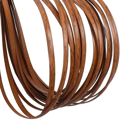 ADOCARN Chair Making Plastic Rattan Repair Kit for DIY Crafts Coffee PE — view 3