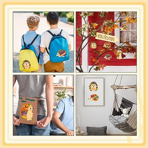 MONCAP 9set Autumn Poke Art Craft Set for Kid Creative Activities — view 5