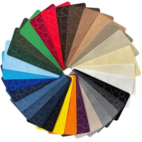 Self-Adhesive 2 Set Twill Fabric Repair Patches,Waterproof Cotton Fabric Tapes Kit for Clothes,Jeans,Sofa,Curtains,Tent Repair Holes (Khaki) — view 6