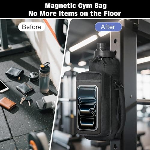 MoKo Magnetic Gym Bag Water Bottle Holder with 4 Magnets — view 5