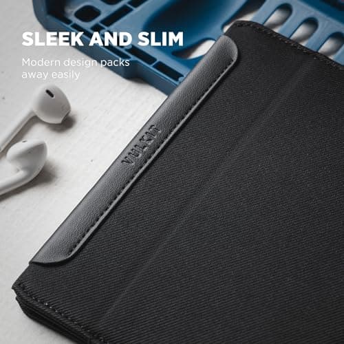 VULKIT RFID Passport Holder, Premium Oxford Fabric Passport Wallet with 2-Card Slot, Slim Passport Case, Magnetic Closure, Travel Essentials — view 6