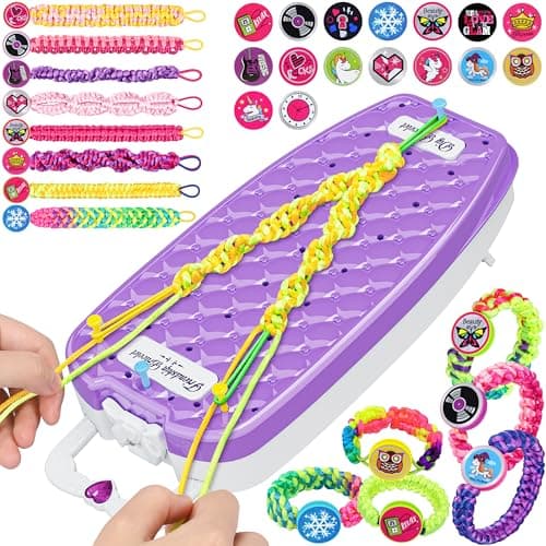 FHNSEL Friendship Bracelet Making kit,Arts and Crafts for Kids Ages 6-12