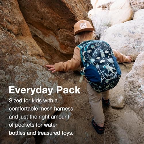 Osprey Daylite Kid's Junior Everyday Pack, 9L, Alpine Blue/Blue Flame — view 3
