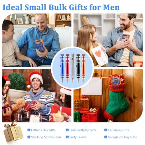 HOFASON Stocking Stuffers Bulk for Men, 20 Pcs Pocket Pen Screwdriver Set 8-in-1, Christmas Bulk Gifts for Men Adults Teens, Party Favors Prizes for Adults, Small Birthday Gifts, Multitool Screwdriver — view 6