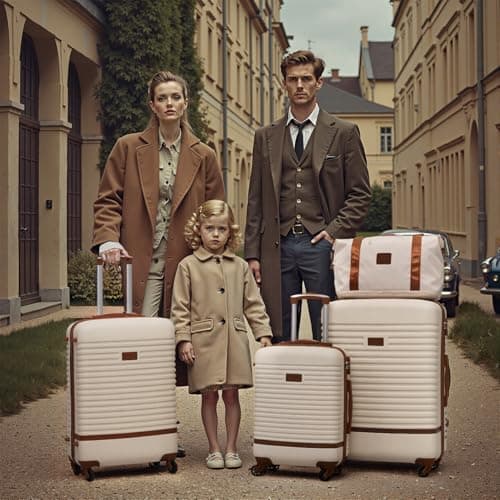COOLIFE Suitcase Set 5 Piece, 20"+24"+28" Suitcase with Travel Bag&Wash Bag — view 6