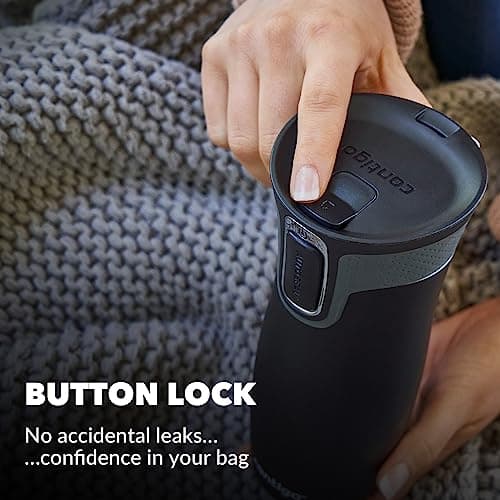 Contigo West Loop Autoseal Travel Mug, Stainless Steel Thermal Mug, Vacuum Flask, Leakproof Tumbler, Coffee Mug with BPA Easy-Clean Lid, 470 ml — view 6