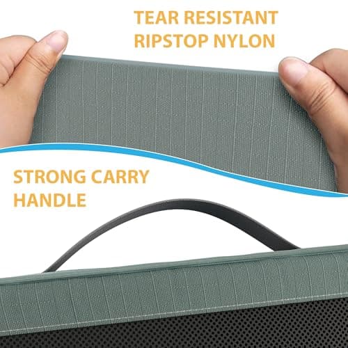 Serentify Extra Deep Compression Packing Cubes for Suitcases - 6PCS Suitcase Organiser Bags Set (XL, L, M, S, Shoe Bag, Laundry Bag) - Durable Nylon Ripstop Fabric (Grey) — view 5
