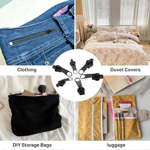 18-Piece Zip Repair Kit with Replacement Zipper Pulls for Jackets Bags Luggage and Everyday Clothing Maintenance — view 6