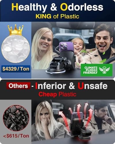 VANMASS Best Car Phone Holder [Dash+Windscreen+Vent] Van Stand Mobile Mount — view 5