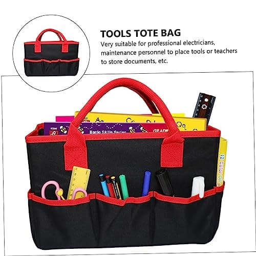 Multi-pocket Tool Organizer Oxford Tool Pouch Black Portable — view 3