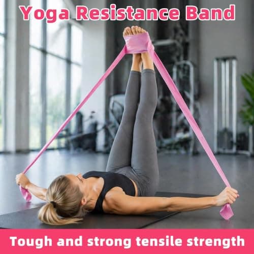 SDLEFHE Women's Pilates Equipment Set, 13-Piece Yoga Starter Kit, Including Pilates Rings, Balls, Resistance Bands, Grips, Socks, and a Travel Bag for Full-Body Exercise for Women and Beginners — view 6