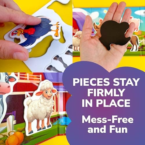 Magnetic Puzzle for 2-3 Years Old - Toddler Travel Toys for Kids 3-5 — view 3