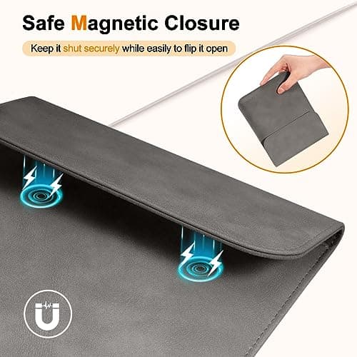 TiMOVO 6 Inch Protective eReader Sleeve, Space Gray — view 4