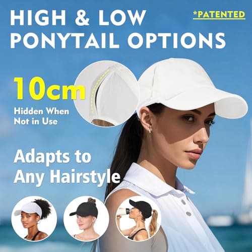 TOP-EX Womens Cooling High Ponytail Cap Grey S/M — view 4