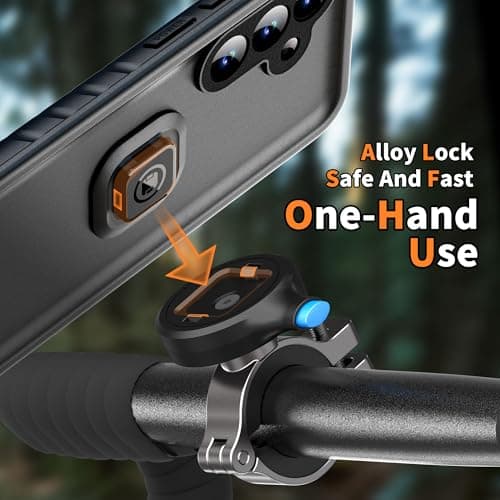 Cozycase IP68 TOP Waterproof Bike Phone Holder For Samsung Galaxy S25 — view 6