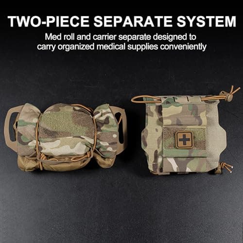 Tactical First Aid Empty Pouch IFAK Storage Bag for Outdoor Sport — view 3
