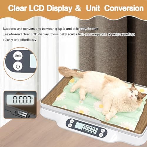 Baby Scales Digital Pet Scales for Weighing, Multi-use Baby Weighing Scales — view 3
