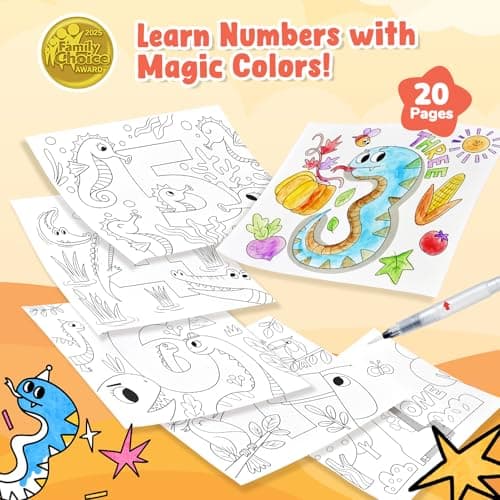 JoyCat Paint with Water Coloring Books for Toddlers (Light Yellow) — view 2