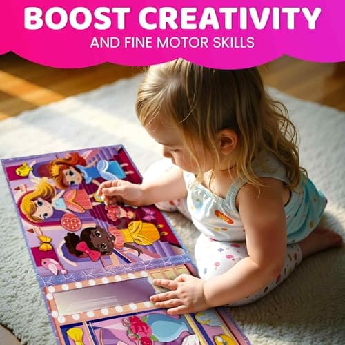 Magnetic Dress Up Dolls Book for Kids - Magnetic Puzzle for 2 3 Year Olds — view 4