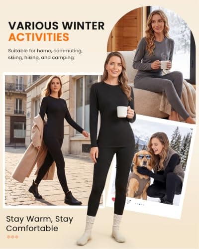 SIMIYA Womens Thermal Underwear Set — view 4