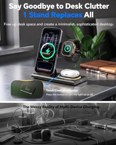Aimtel 3 in 1 Foldable Charging Station for iPhone17/17Air/16/15/14 — view 4