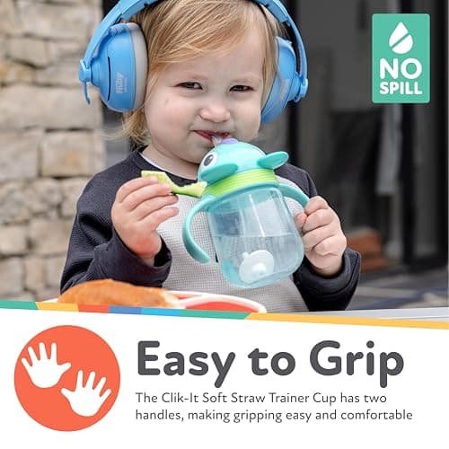 Nuby Character Cup Toddler Water Bottle, 240ml, 6M+, Koala — view 3