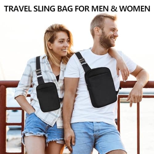 OSOCE Small Sling Bag RFID Blocking Anti-theft Crossbody Shoulder Bag — view 4
