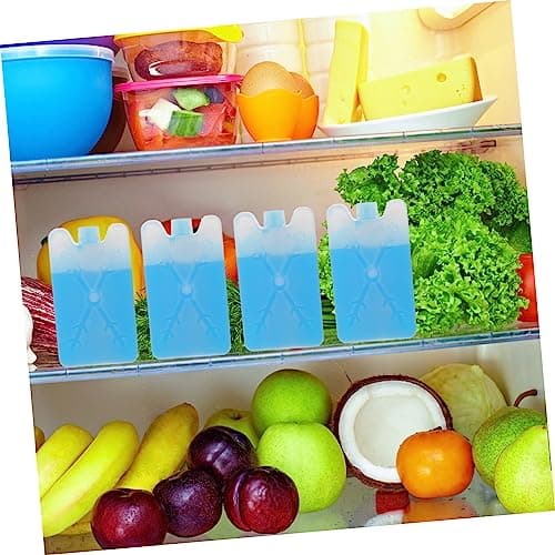 Gogogmee Ice Cooling Pack 4pcs Rubber Leak-proof Blue for Food — view 2