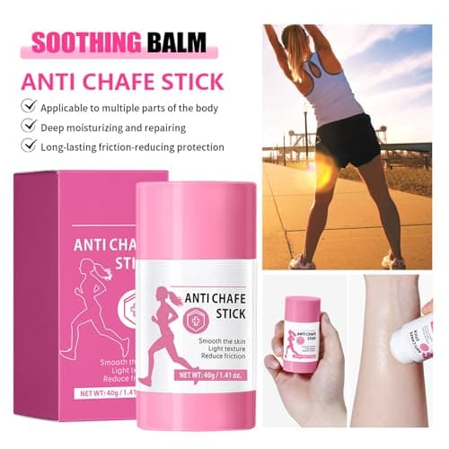 Anti Chafe Balm, Anti Chafing Stick for Thighs, Groin and Underarms, Soothing Chub Rub Stick With Beewax & Shea Butter, Waterproof Skin Protector, Reduce Friction Chafing Cream — view 2
