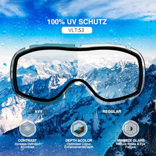 FMY Ski Goggles Snowboard Goggles for Men Women Adults Youth — view 4