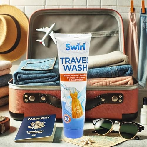 Travel Wash Pack of 3-100ml Each - Compact Hand Washing Detergent for Clothes - Perfect for Travel, Camping & Holidays - Effective in Warm & Cold Water, Up to 60 Washes Total — view 5