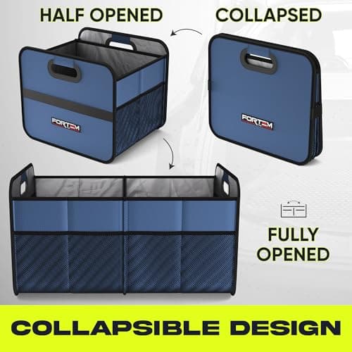 FORTEM Car Boot Organiser - Car Organiser & Storage for SUVs Trucks Sedans — view 4
