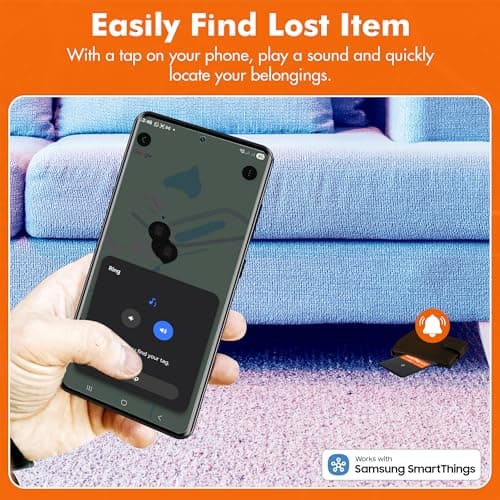 easyTag Wallet Card Tracker (4 Pack), Compatible with Samsung SmartThings — view 6