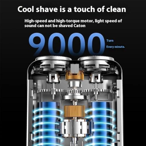 Mini Shavers for Men, Travel Shaver Portable Pocket Design Rotary Razor — view 2