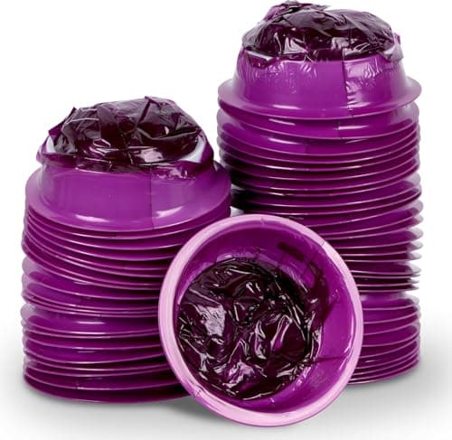 20Pack Vomit Bags Disposable Barf Bags,1000ml High Density Emesis Bags with Snap,Perfect for Morning Sickness,Kids,Pregnant Woman,Car Motion Sickness,Airsick (Purple)