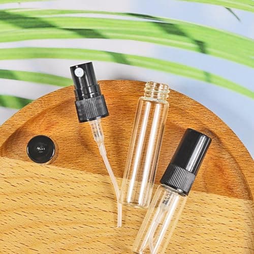 GOTRUST 22PCS Mini Glass Perfume Bottles, 3ml 5ml 10ml Transparent Sprayer — view 2