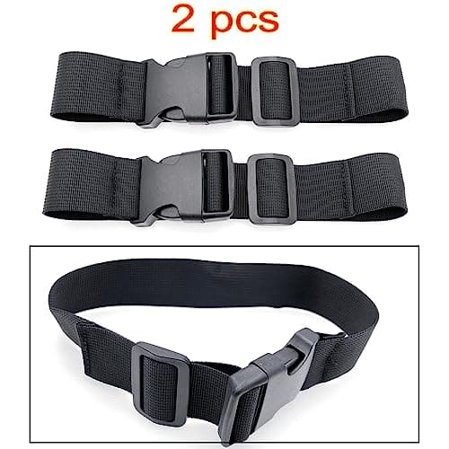 JZK 2PCS 30-50cm short luggage strap for suitcases to add a bag, luggage attachment strap for two suitcases, luggage connector straps, quick release buckle strap, nylon packing straps — view 3