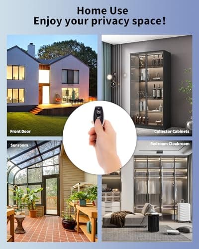 Smart Glass Door Lock,Perfiware 4in1 Biometric Fingerprint Glass Door Locks LG2315,2024 Drill-Free Keyless Entry Upgraded Door Locks,Great for Office,Home,Hotel,Apartment — view 6