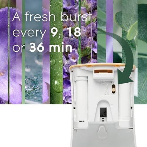 Glade Automatic Air Freshener Refills, Odour Eliminator & Room Spray, Eucalyptus & Lavender, Pack of 4 (4 x 269ml) — view 5