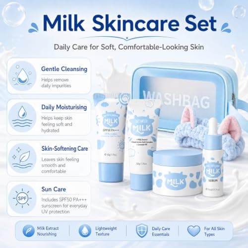 16PCS Milk Skincare Set, Gifts For Women, Daily Care Travel Essentials — view 4