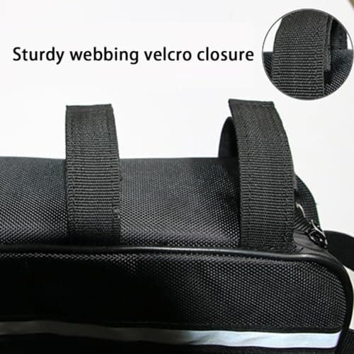 Adoorniequea Bike Frame Bag,22cm,Black *,* *22cm Durable,Black 39 * 36* — view 5