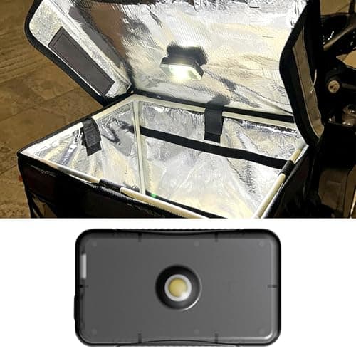 Yulokdwi LED Trunk Light - Motorbike Top Box Lamp | Automatic Sensing Rechargeable Car LED Lights Interior - for Truck RV SUV Vehicle Motorcycle Scooter Trunk — view 3
