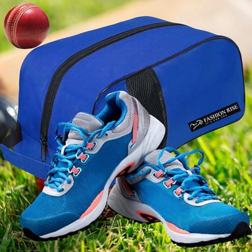Waterproof Sports Boot/Shoe/Travel Bag for Football Cricket Rugby Golf Toiletry Gym for Men/Women (Blue) — view 5