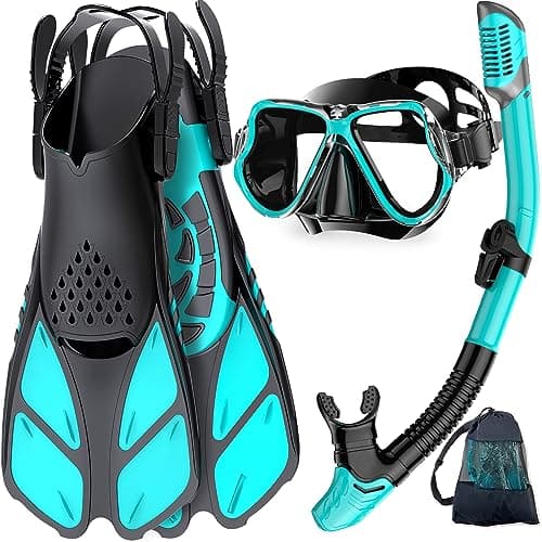 Zenoplie Snorkel Set Adults, with Flippers