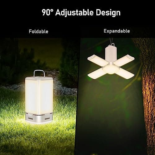 Blukar Camping Lights Rechargeable, 2000L Camping Lantern Lamp Essentials — view 3