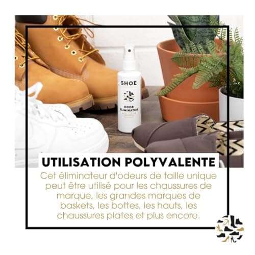 Shoe Clinic Odour Eliminator | Neutraliser for Trainer Odors, Dress Shoes, Sneakers, Boots, Heels, Sandals, and More | Easy to Use Spray for Gym, Sports, and Daily Wear (125ml) — view 6